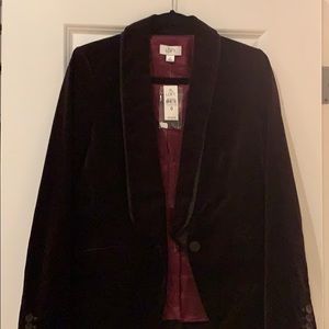 NWT Loft Velvet Blazer